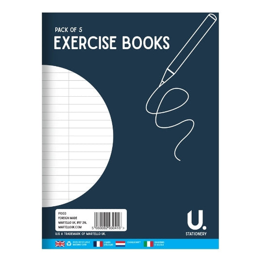 Exercise Books 16 Sheets 20 x 15 cm Pack of 6 P1003MP