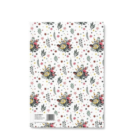 Floral A4 Refill Pad School Assorted Designs P1070