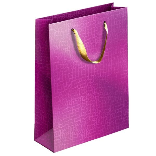 Embossed Metallic Paper Gift Bag Extra Large Assorted Colours P1902