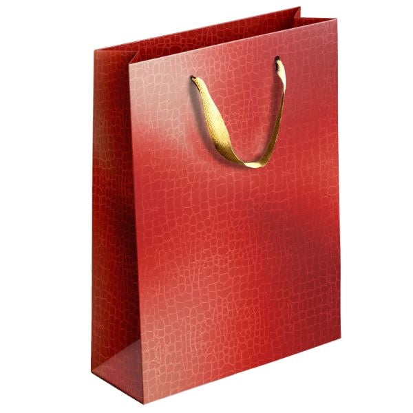 Embossed Metallic Paper Gift Bag Extra Large Assorted Colours P1902