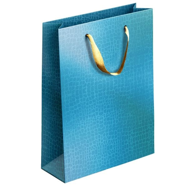 Embossed Metallic Paper Gift Bag Extra Large Assorted Colours P1902
