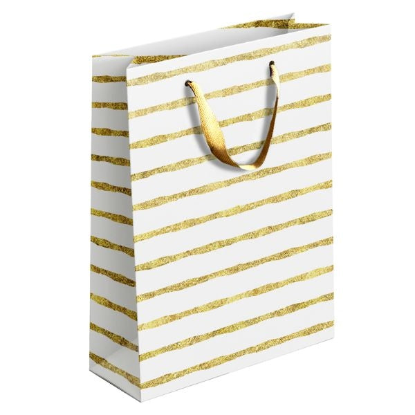 Gold / Silver Patterned Paper Gift Bag Extra Large Assorted Designs P1912