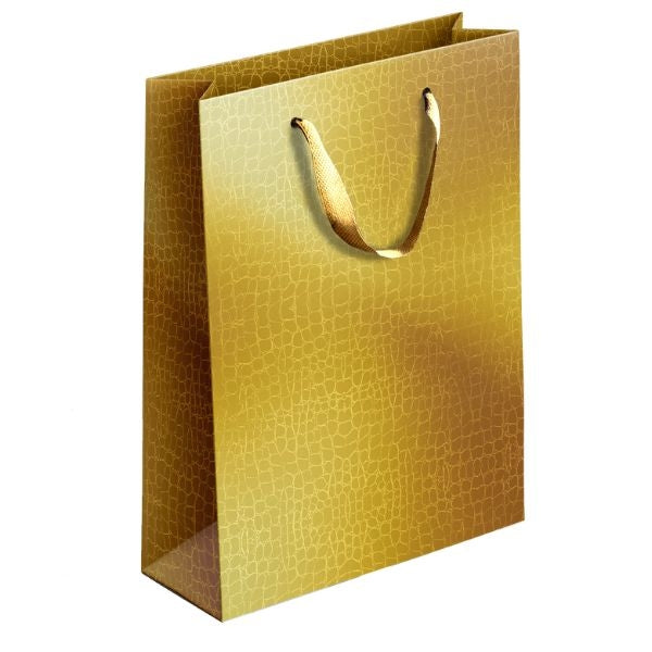 Embossed Metallic Paper Gift Bag Extra Large Assorted Colours P1917