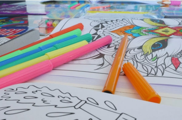 Cre8 Washable Fibre Pens Pack of 12 Assorted Colours P2133