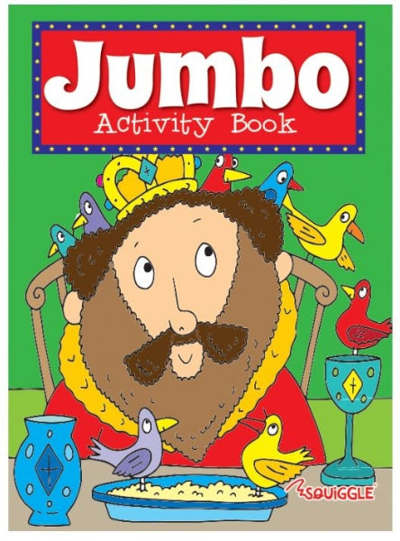 Jumbo Childrens Activity Home Book Fun Theme Girls Boy 2 Designs P2172