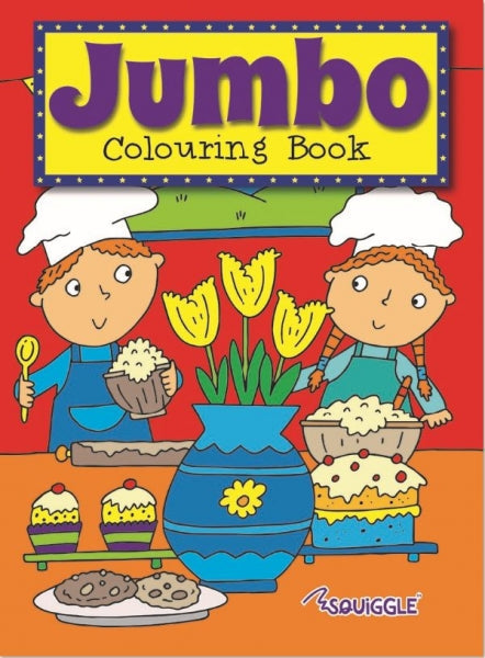 Jumbo Colouring Book Assorted Designs P2173