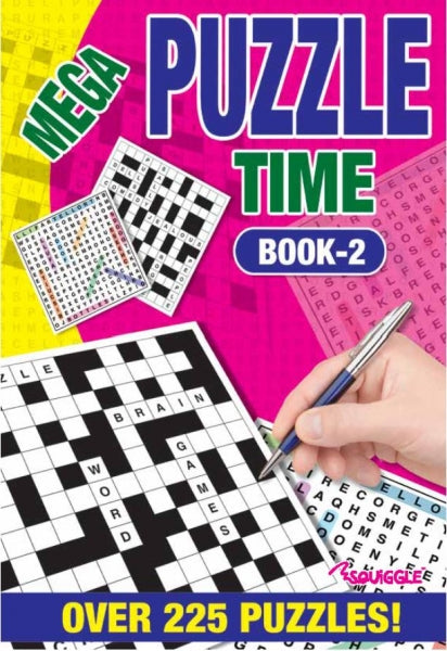A5 Puzzle Time Book Random Design Sent x 1  P2594 A