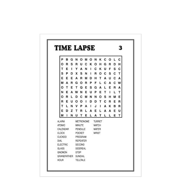 A5 Puzzle Time Book Random Design Sent x 1  P2594 A