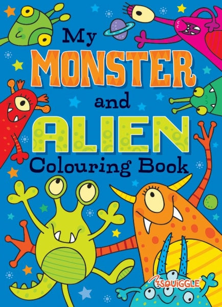 Children's Fun Colouring In Books Monsters And Dinosaur Theme Books 36 Pages A4 P2806