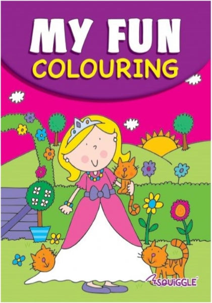 A5 Princess & Space Colouring Book Assorted Designs P2822