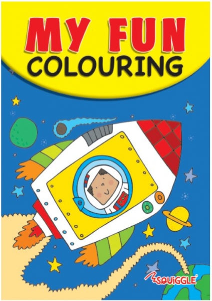 A5 Princess & Space Colouring Book Assorted Designs P2822