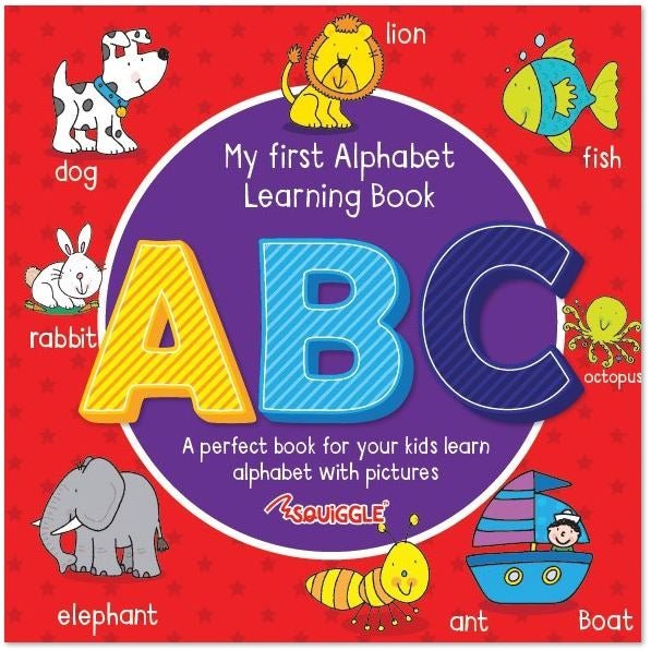 My First ABC/123 Learning Book Assorted Designs 21 x 21 cm P2853