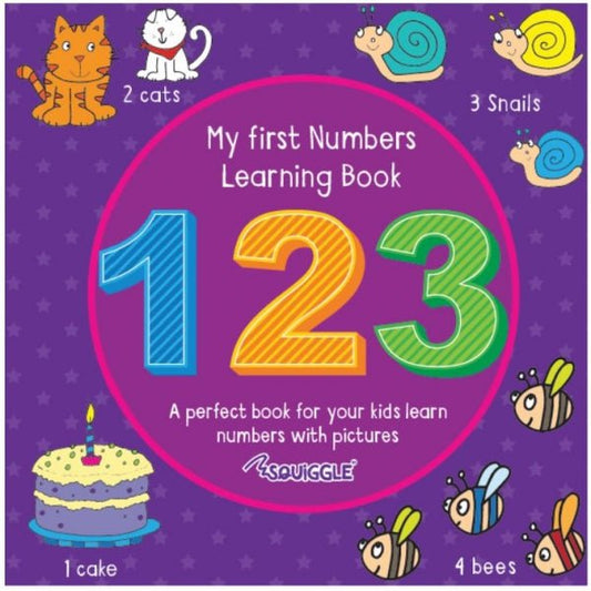 My First ABC/123 Learning Book Assorted Designs 21 x 21 cm P2853
