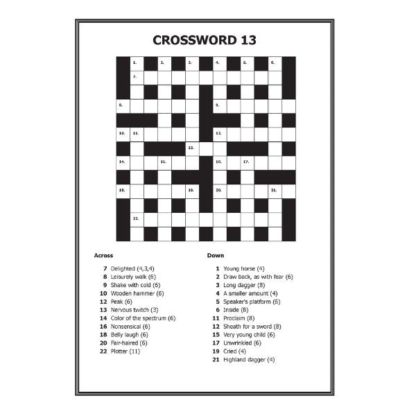 Mega Large Print Modern Crossword Book 2