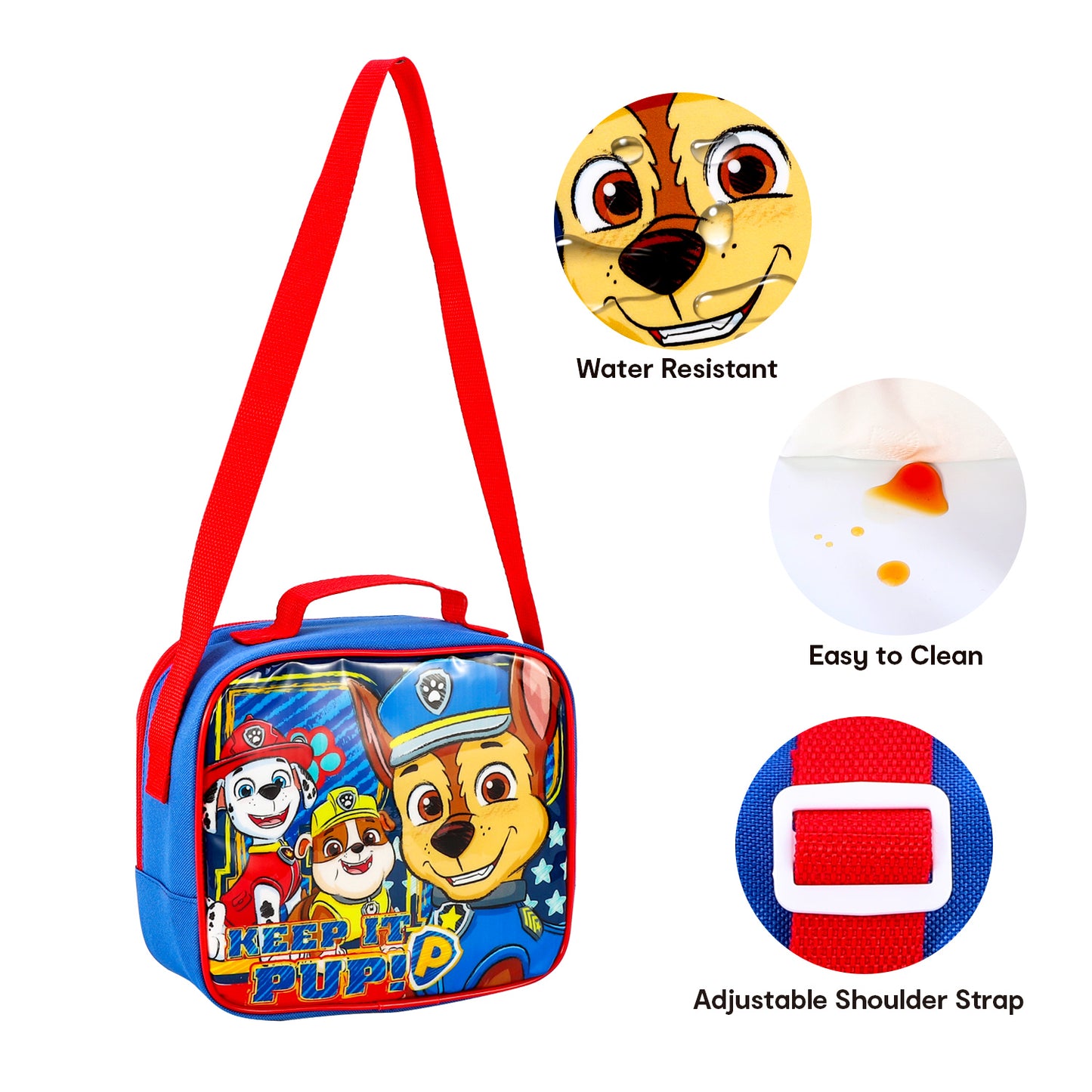 Paw Patrol 3 Piece Lunch Bag, Box & Bottle Set
