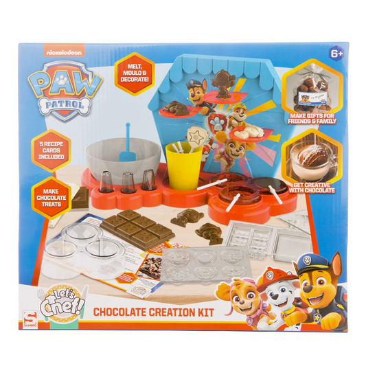 Paw Patrol Chocolate Creation Kit With Moulds and Lolly Sticks