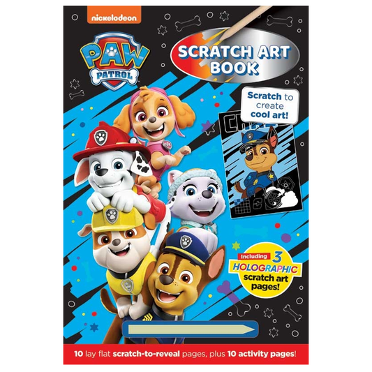 Paw Patrol Scratch Art Book