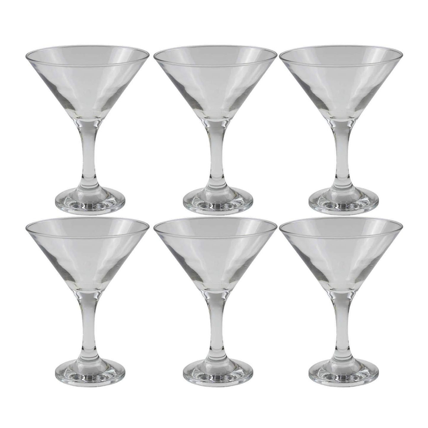 PB 6 Piece Bistro Martini Glass 190ml 44410