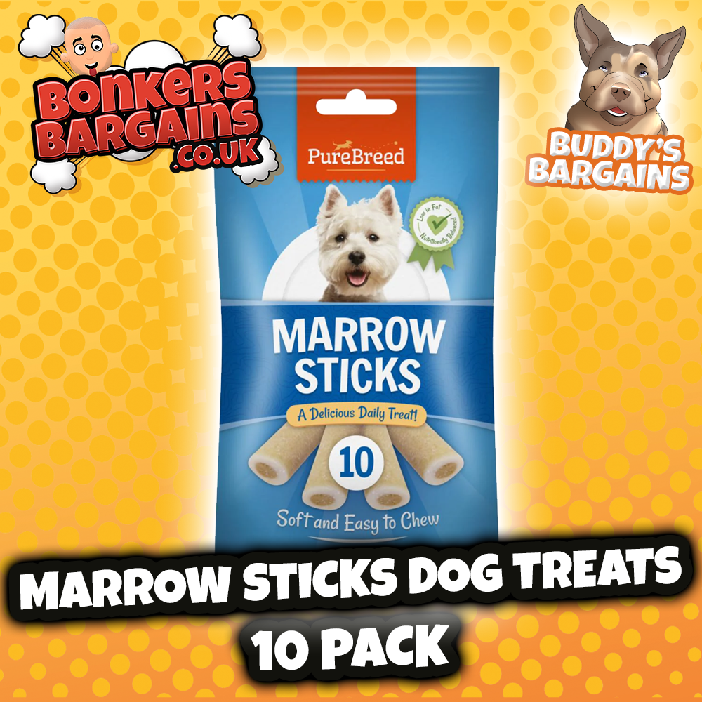 Pet Dog Treats Marrow Sticks 10 Pack 315803 (Parcel Rate)