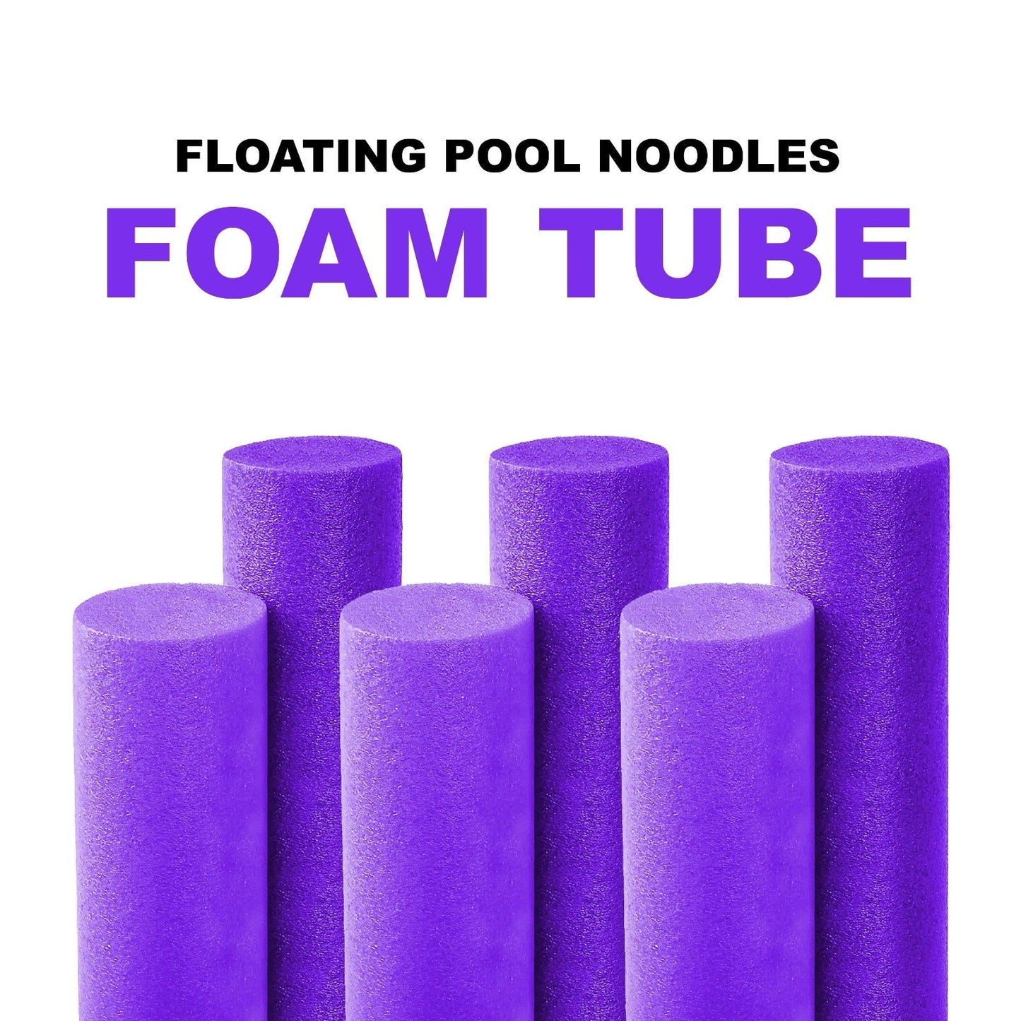 Swimming Pool Foam Noodle Tube 152cm Purple 5005