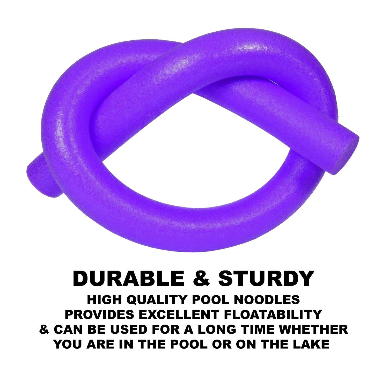 Swimming Pool Foam Noodle Tube 152cm Purple 5005