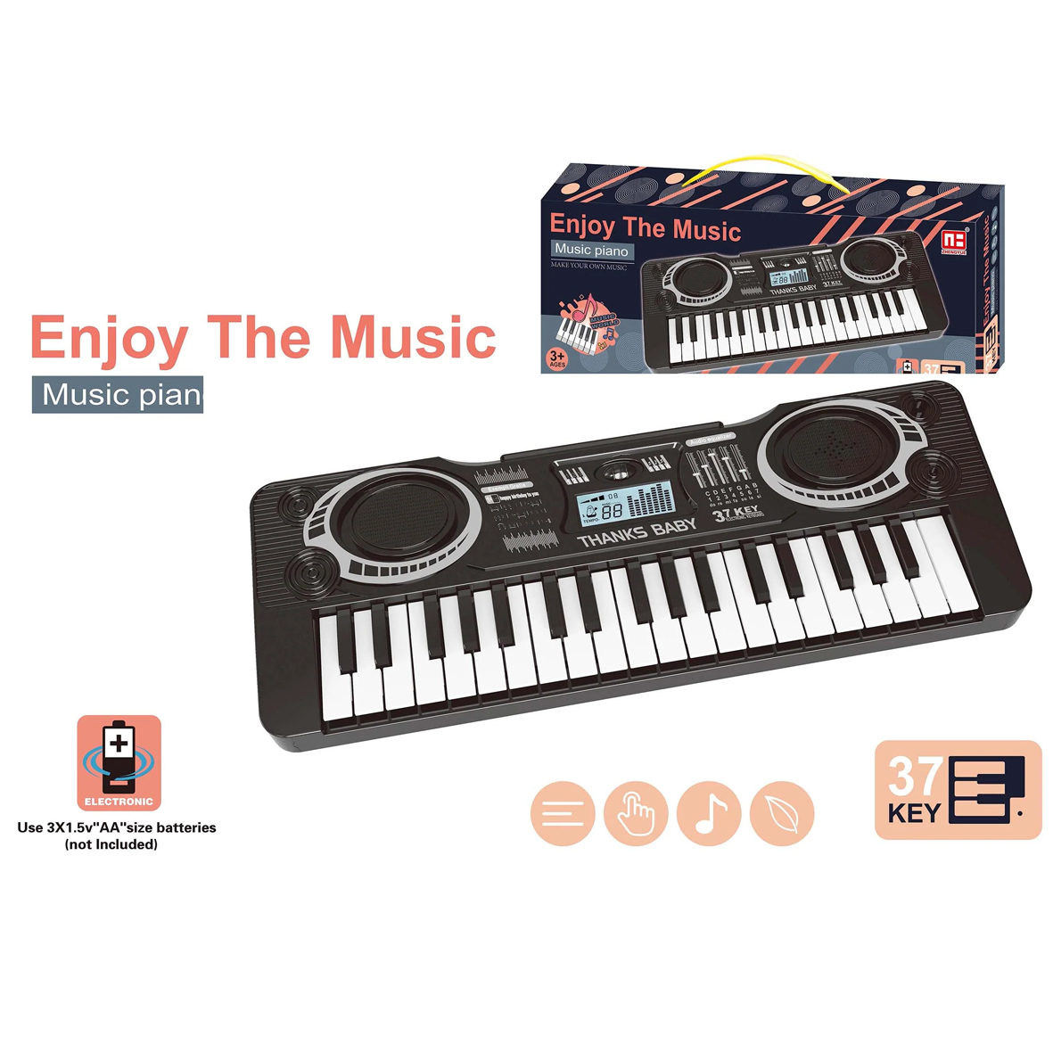 Kids Piano Keyboard - Set 37 Keys