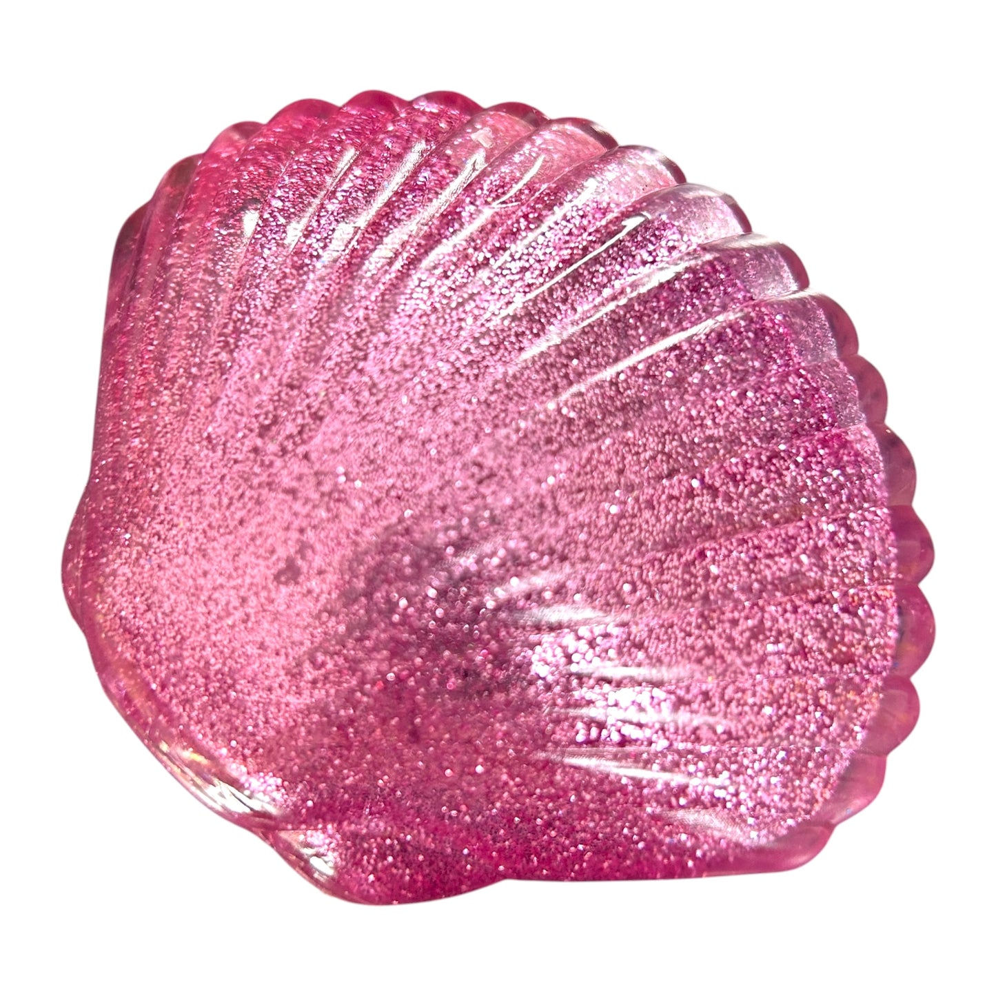 Glitter Squishy Shell Fidget Sensory Squish Toy - 4 Colours