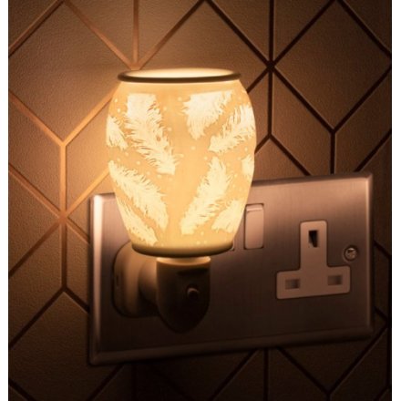 Desire Aroma Feather White Plug In  Fragrance Oil Wax Melt Burner
