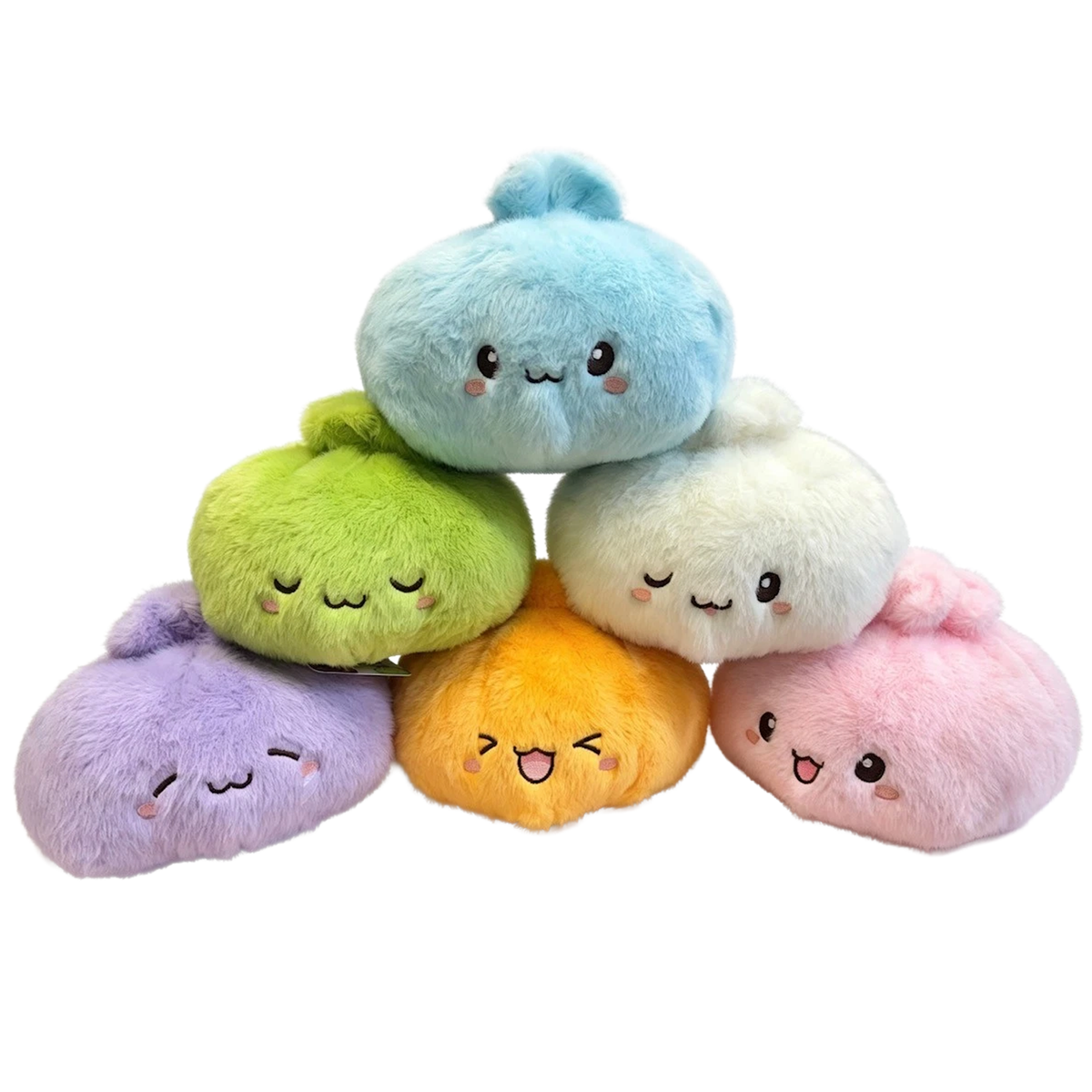 Kawaii Kuties XL 25cm Dumplings Plush Beanbag Toy - 6 Colours