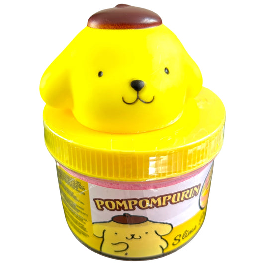 Pompompurin Fluffy Slime Pot - 2 Colours Inside & Character Charm