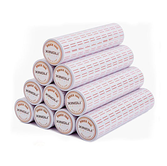 Price Gun Card Machine Rolls Stickers 10pcs 2916