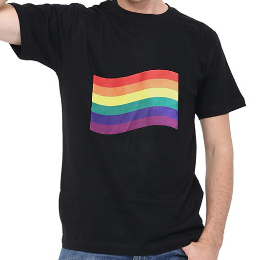 Pride Rainbow Flag Printed T-Shirt