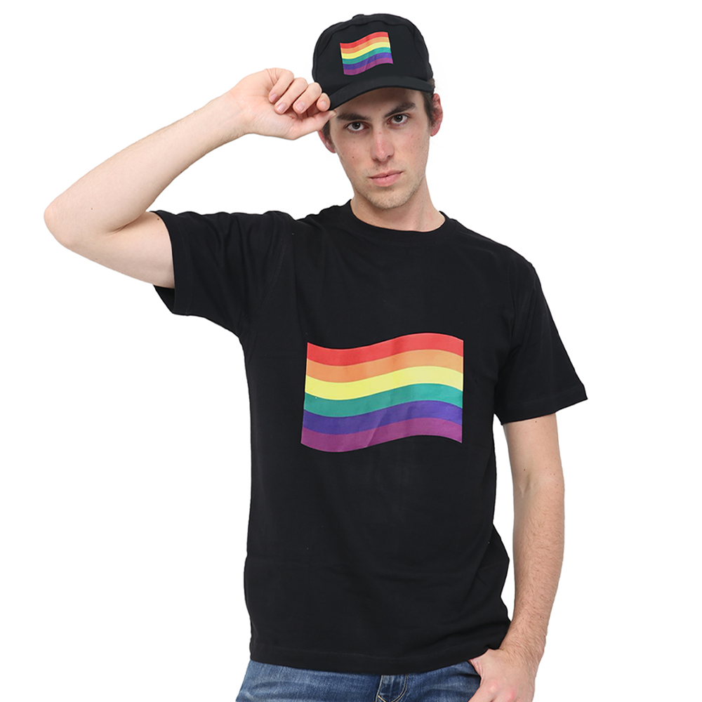 Pride Rainbow Flag Printed T-Shirt