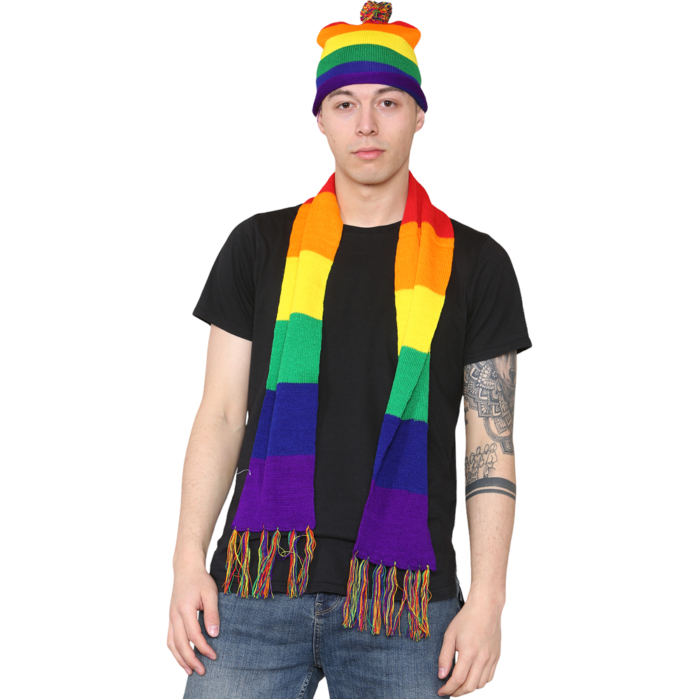 Pride Rainbow Scarf