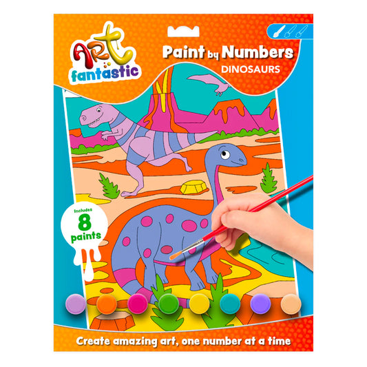 Dinosaurs Jumbo Paint By Numbers Kit