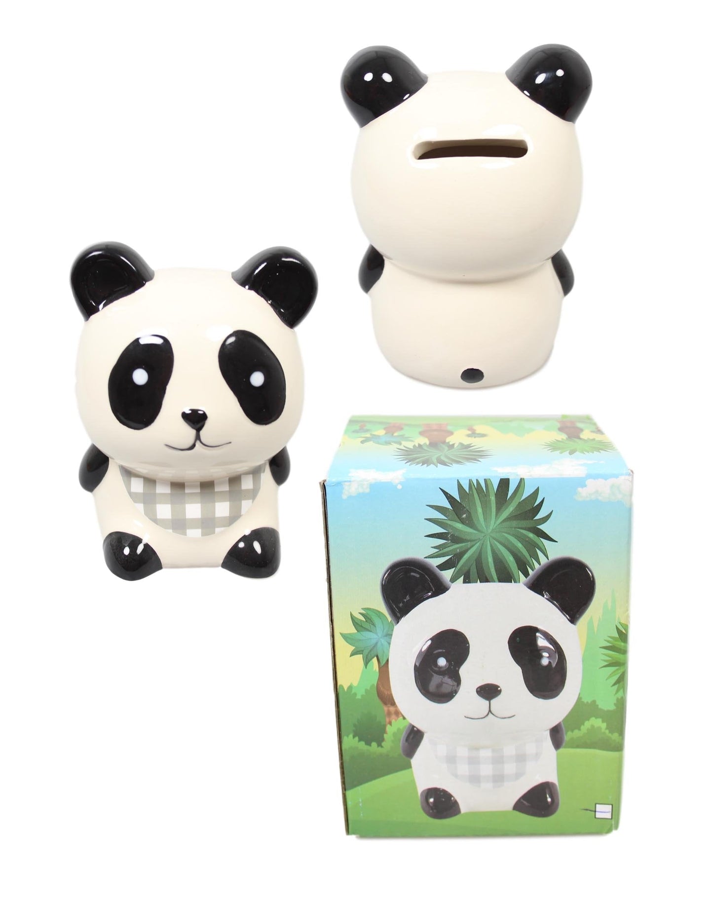 Children's Ceramic Piggy Bank Money Box Animal Design 10 x 8 cm Assorted Designs 5596