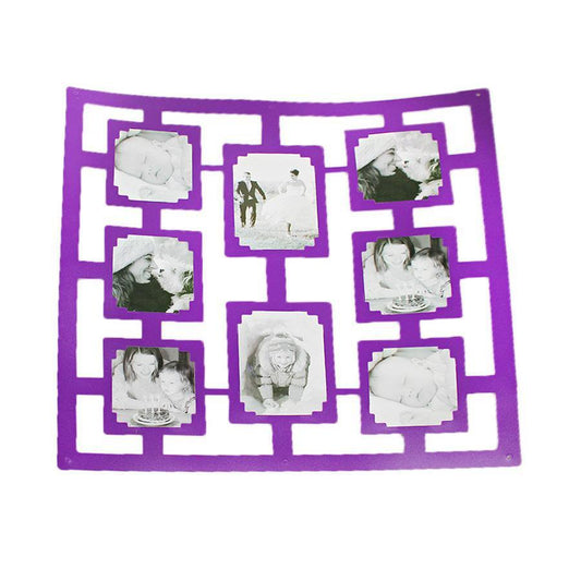 Panelled Flat Wall Picture Photo Hanger With Fixings Assorted Colours 2336