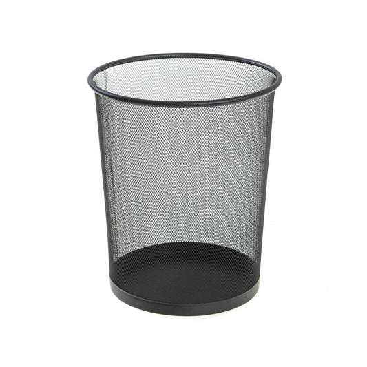 Metal Mesh Waste Paper Office Bin  24 x 34 cm Assorted Colours 0030