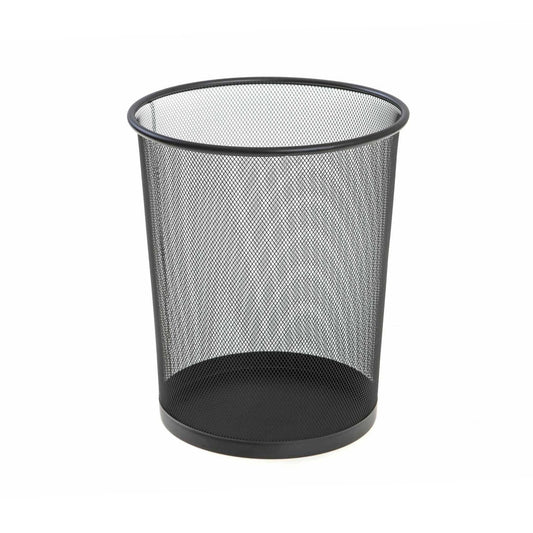 Metal Mesh Waste Paper Office Bin Assorted Colours