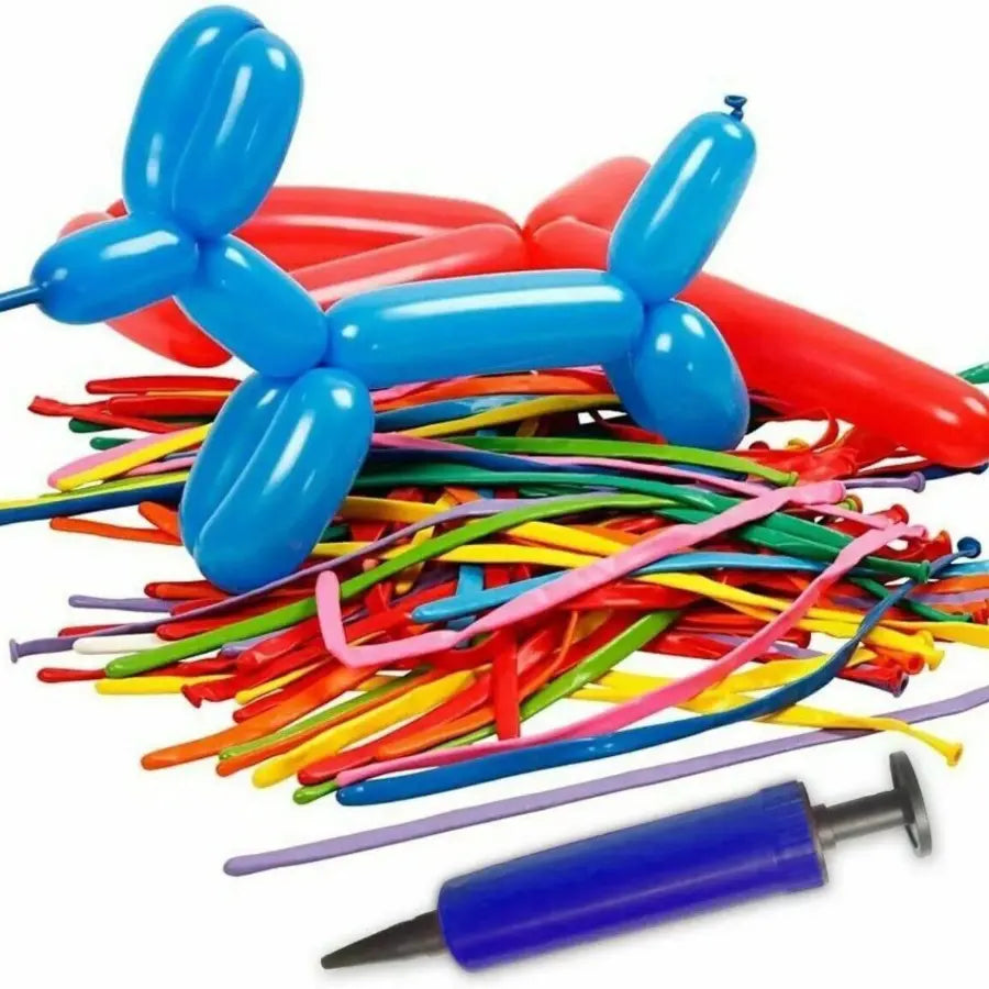 Balloon Modeling Kit with Pump – Complete Set for Kids’ Fun Magic Balloon Creations