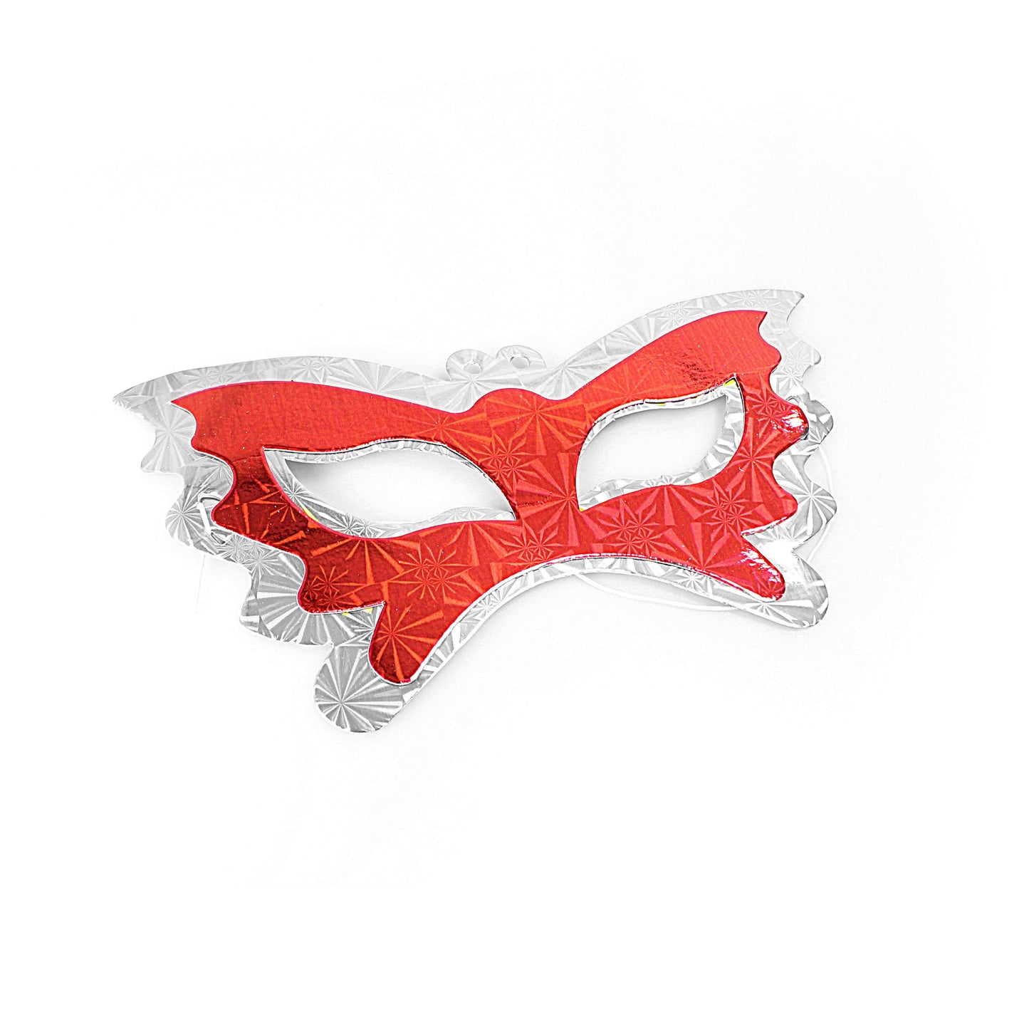Fancy Dress Paper Metallic Shiny Party Eye Masks Pack of 7 Assorted Colours 1262