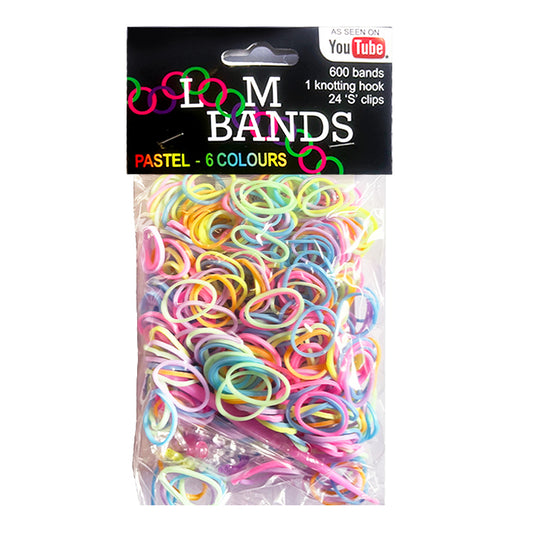 Pastel Loom Bands x 600 ( ONE OFF SPECIAL )
