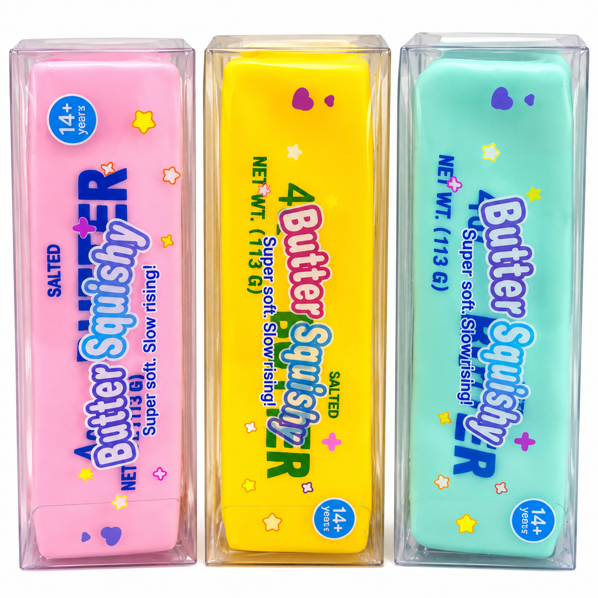 Vaseline Squishy Butter - Super Soft Squidge Squishy Sensory Toy - 3 Colours