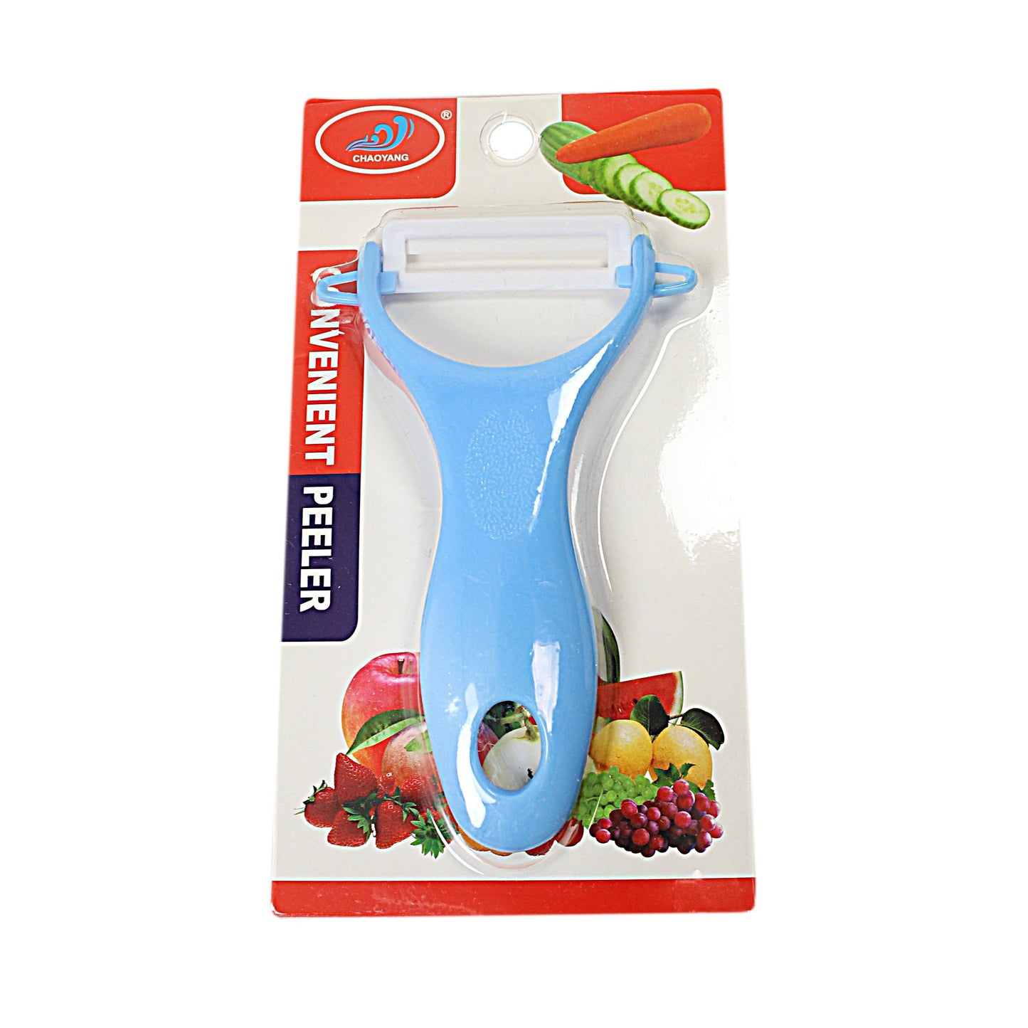 Plastic Fruit Vegetable Peeler Assorted Colours 1963