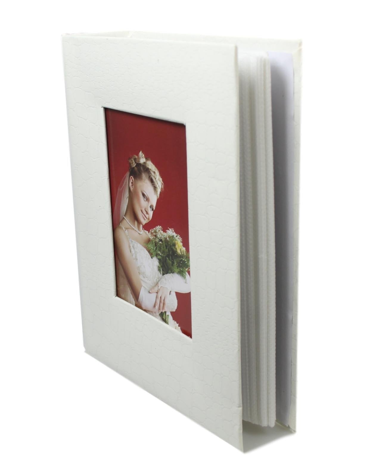 Memorial Wedding Off White 200 Page Photo Album Wedding Album 4 x 6'' 5527