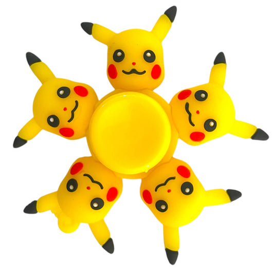 Pikachu Pokemon Style Fidget Spinner with Case