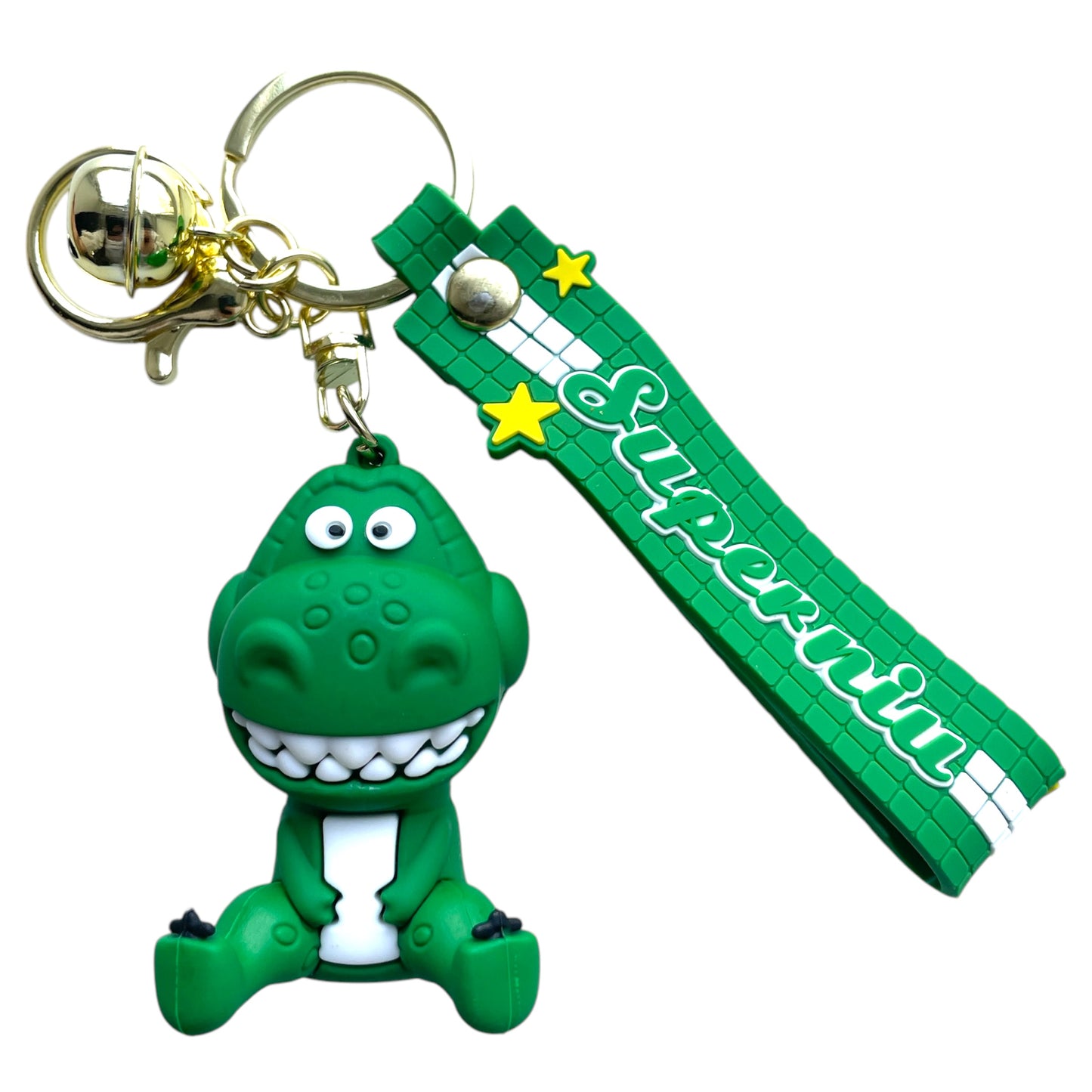 Toy Story Style Rex 3D Silicone Keychain Keyring Pendant