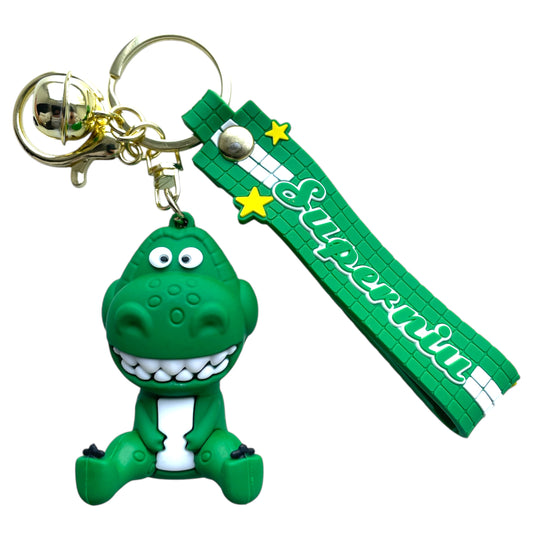 Toy Story Style Rex 3D Silicone Keychain Keyring Pendant