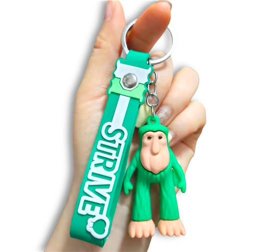 Italian BrainRot 3D Silicone Keychain Keyring Pendant - Brr Brr Patapim