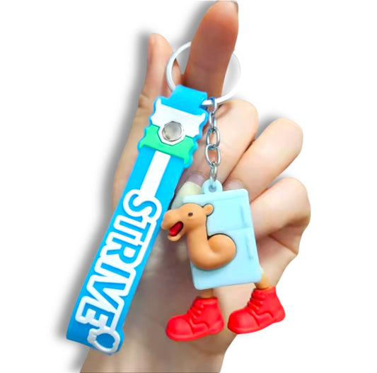 Italian BrainRot 3D Silicone Keychain Keyring Pendant - Frigo Camelo